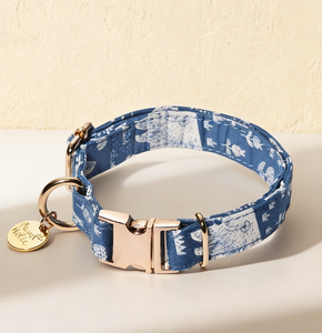 Collar para Perro Ajustable, Elegante y de Lujo, de Algodón Premium, Cómodo y Moderno, con Estampado de Animales Pequeños, Personalizado, al por Mayor - Product Image 1