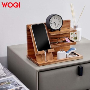 Woqi Đa Mục Đích Bằng Gỗ Điện Thoại Di Động Sạc Đứng Văn Phòng Máy Tính Để Bàn Xem Lối Vào Kính Gỗ Thủ Công Mỹ Nghệ - Product Image 6