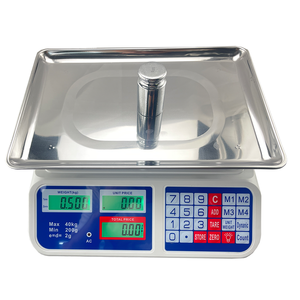 Changxie Bateras 방수 스테인레스 스틸 디지털 주방 저울 <span class=keywords><strong>40kg</strong></span> 용량 2g 정확도 배터리 전원 무게 측정 - Product Image 4