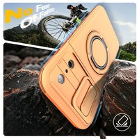 Étui robuste coulissant pour appareil photo compatible avec iPhone 18 17 Pro Max, porte-cartes dissimulé, support magnétique, coque blindée