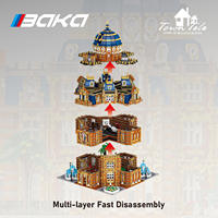 BAKA 33229 14133PCS Série architecturale Observatoire astronomique royal Modèle de blocs de construction Jouet éducatif Cadeau de festival pour adultes