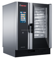 Four à vapeur industriel de Combi de gaz électrique de 10 couches/10 GN 1/1/four de Combi avec du CE