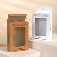 Cajas de Regalo de Chocolate con Envoltorio Personalizado para Barras de Proteína y Energía, Caja de Embalaje Ecológica para Barras de Chocolate