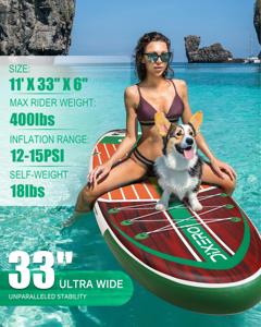 Planche de paddle gonflable ultra-stable en matériau Drop Stitch, fabriquée en Chine, pour sports nautiques - Product Image 3
