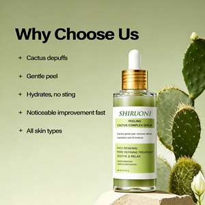 Suero Facial de Cactus para Exfoliación Suave, Rejuvenecimiento Facial, Refinamiento de Poros e Hidratación - Product Image 5