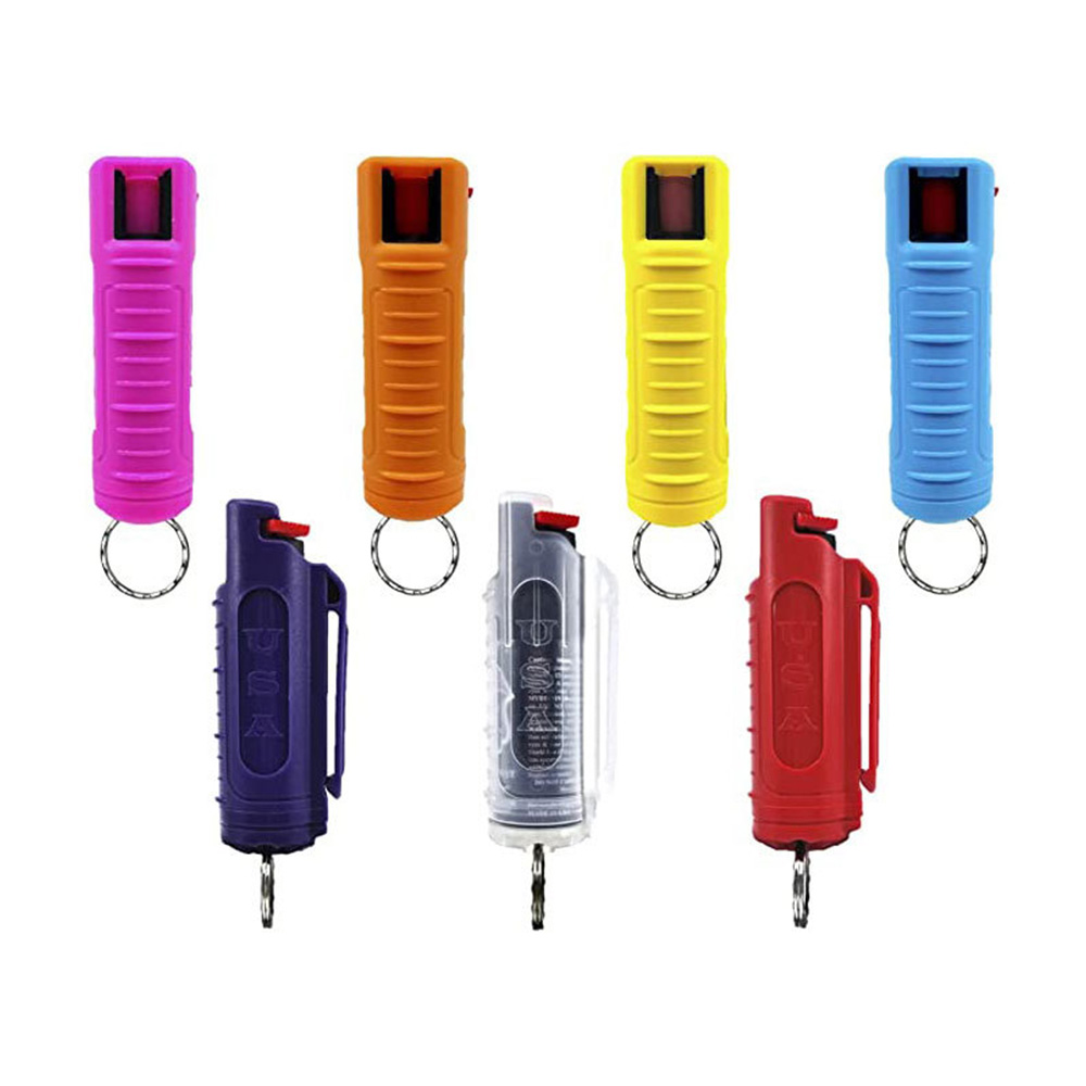 Wholesale Lipstick Black Strong Key Chain Pepper Spray Bottle Bulk Defense