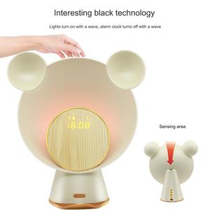 Nouveaux produits 2026 Haut-parleur 4-en-1 Cadeaux d'affaires Chargeur <span class=keywords><strong>sans</strong></span> <span class=keywords><strong>fil</strong></span> rapide avec veilleuse et horloge Cadeaux pour enfants - Product Image 4