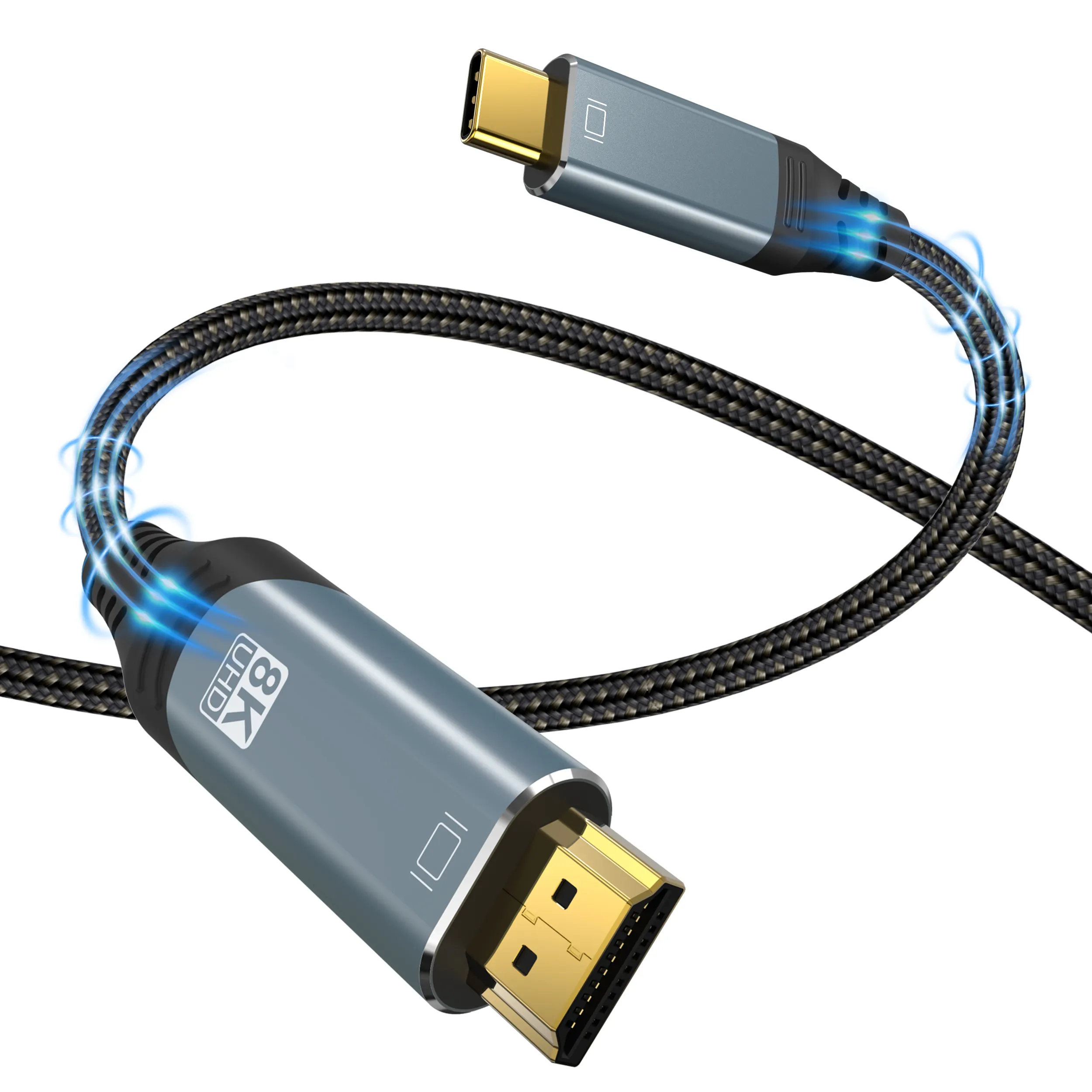 Kabel Monitor Tipe-c Male To DP Male Audio dan Video HD Mendukung Kabel Koneksi 2K 4K 8K Dp Usb-c 1.4 Kabel 1.5M
