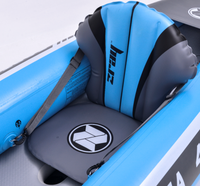 Kayaks tandem de rafting à pédales, pliables, pour 2 personnes, idéaux pour la pêche, livraison directe