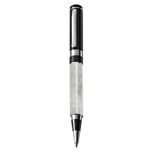Penna a Sfera Personalizzabile in Metallo Effetto Marmo Bianco, Punta 0.5mm/1.0mm, Design Originale per Regali Promozionali - Product Image 1