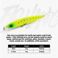 JOHNCOO 10cm 11.5cm leurres durs méné pêche basse leurres eau salée méné leurres naufrage appât
