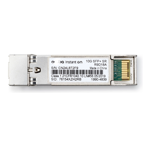 Transceptor Aru Ba R9D18A H PE Instant On 10G SFP+ LC 300m OM3 MMF, Precio de Fábrica - Product Image 4