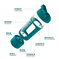 Gobelet à protéines personnalisé avec logo, shaker en plastique pour la remise en forme, bouteille de 500 ml, bouteilles d'eau pour le sport et la salle de sport