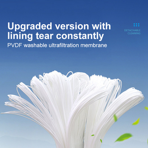 YenvQee elemen Filter PVDF, filter Pancuran kamar mandi <span class=keywords><strong>Aroma</strong></span> elemen pra-filter membran yang dapat dicuci dengan tangan 10 inci 20 inci