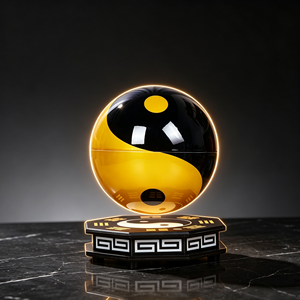 Magnetic Levitation Tai Chi Bagua Ball <b>Rotating</b> Yin Yang Feng Shui Ornament Art Office <b>Desk</b> Home Decor Lucky Gift - Product Image 1