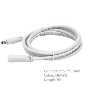 Водонепроницаемый 4,0x1,7 мм разъем питания постоянного тока 5525/5521 Штекерный переходник женский + Мужской Удлинительный кабель - Product Image 4