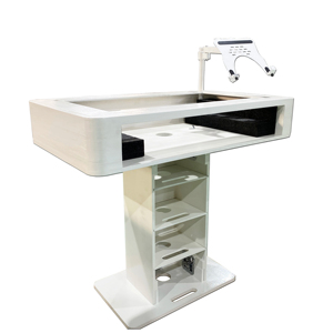 Soporte de Podium para DJ, Torre de Control, Mesa para Controlador <span class=keywords><strong>Pioneer</strong></span> <span class=keywords><strong>XDJ</strong></span> DDJ CDJ Rane Four con Flight Case - Product Image 1