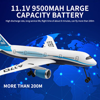 WLtoys A170 RC avion 787 660mm envergure moteur sans balai 3D/6G système 2.4GHz réel avion échelle vers le bas pour l'extérieur cadeau pour un ami