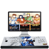 Console de Jeu Portable HD 21 Pouces Rétro avec Joystick, Machine d'Arcade de Combat, Console Portable à Monnayeur Anglaise 110-240V, Boîtier Pandora