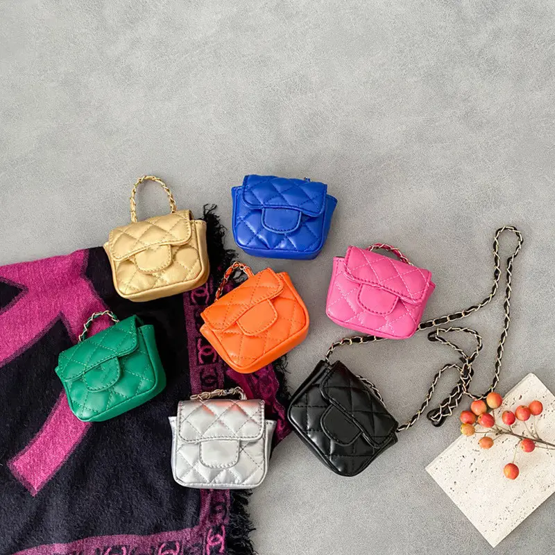 2021 mini bolso luxury purse girls crossbody bags baby girl toddler purses For Kids designer bag Kid gold Purses And Handbags