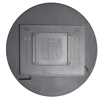 Écran LCD rond personnalisé de 23,6 pouces, résolution 1280x1280, 500 nits, écran tactile PCAP, moniteur circulaire pour lecteur multimédia publicitaire