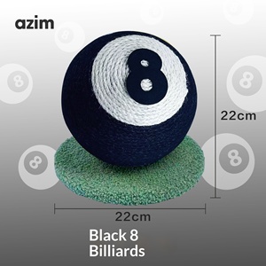 Poste Rascador para Gatos con Forma de Fruta de Sisal, Fresa, Naranja, Piña, Mesa de Billar, Estructura para Trepar para Gatos Pequeños, Juguete para Afilar Uñas de Gato - Product Image 6