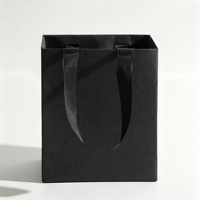 Sac cadeau écologique réutilisable avec poignées plates, en papier recyclable spécial, prêt à l'emploi, idéal pour cadeaux, faveurs et événements d'entreprise