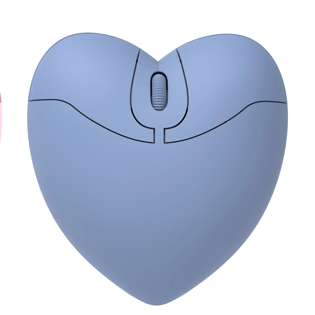 Personalized Love Theme 3D Cute Design Plastic Wireless Mouse 1200DPI 2.4GHz Ergonomic 3-Button Portable Perfect Gift for Women
