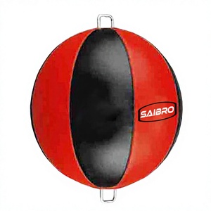 SAIBRO Boxing Speed <b>Ball</b> PU Leather Dual-End Reflex Punching Bag Lace-Up Closure 360 Degree Rotation Adult Use - Product Image 5