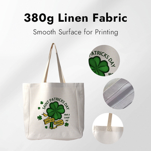 Borsa Tote in Lino per Sublimazione Prosub, Personalizzabile, Grande Borsa per Shopping con Stampa Personalizzata - Product Image 4