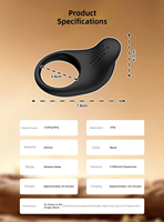 Anneau vibrant pour homme avec verrouillage, stimulateur vibrant, machine de masturbation DIY pour hommes