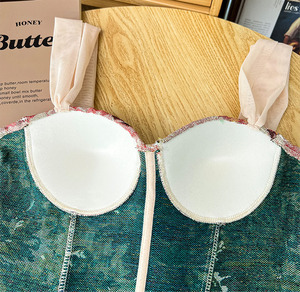 Haut court sexy pour femme, <span class=keywords><strong>corset</strong></span> d'été, débardeur jacquard, <span class=keywords><strong>camisole</strong></span>, soutien-gorge, vêtement d'extérieur, hauts <span class=keywords><strong>corset</strong></span> pour femme - Product Image 6