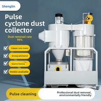Aspirateur industriel portable ShengLin Pulse pour le travail du bois, extracteur de poussière cyclonique, machine de collecte des poussières