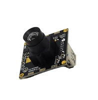 Módulo de Cámara IP H.265AI/H.265/H.264 de 20 fps y 0.001 Lux con Lente de 2.8 mm, Micrófono y Altavoz Opcionales, Compatible con POE