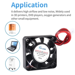 Ailand AFD4010XS12 4010 40x40x10mm 12V DC BLDC Mini Axiallüfter OEM/ODM für LED-Beleuchtung und Belüftung - Product Image 6