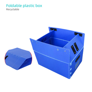 Conception de verrouillage sécurisé Caisse pliable et réutilisable en PP de 3mm d'épaisseur Boîte de transport pliable avec <span class=keywords><strong>service</strong></span> de traitement de coupe - Product Image 3