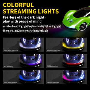 1:20 échelle lumière LED dérive télécommande voiture 2.4g électrique Rechargeable 4wd cascadeur Rc haute vitesse voiture jouet pour garçons enfants cadeaux - Product Image 5