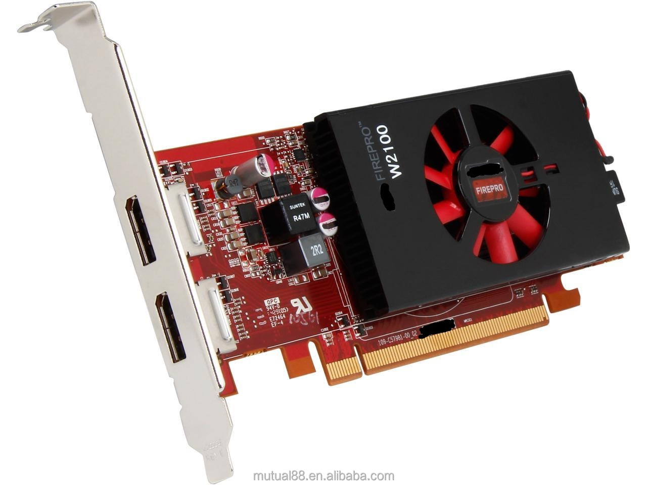 AMD FirePro W2100 2GB DDR3 Graphics Card - 128bit, DirectX 12, PCI