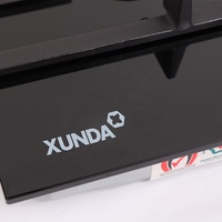 Xunda 60cm Cuisinière à gaz encastrable avec four et 4 brûleurs en verre
