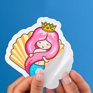 Tùy Chỉnh Sticker Vinyl Chết Cắt Dán In Ấn Dính Không Thấm Nước Công Ty Phim Hoạt Hình PVC Logo Dán - Product Image 2