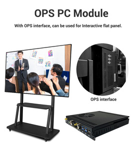 Pannello Interattivo Piatto OEM di Shenzhen <span class=keywords><strong>Samsung</strong></span> Newline Benq 65 85 86 98 Pollici 4K con Schermo Touch IR, Sistema Operativo Duale Android, con Supporto a Parete <span class=keywords><strong>TV</strong></span> - Product Image 5