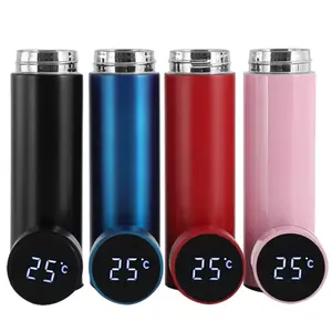 24 Hrs Heat Insulated Double Wall Vacuum Flask Bottle Coffee 17oz Stainless Steel Water Bottle With Tea & Coffee Filter