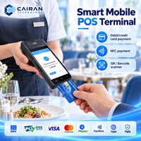Портативный POS-терминал Cairan 5 дюймов, Android 12, четырехъядерный процессор 1.5 ГГц, 2 ГБ/16 ГБ, Bluetooth, USB, 58-мм принтер, считыватель MSR/IC/NFC, 2800 мАч