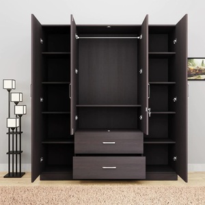 Meilleures ventes - Armoire en bois sur mesure, armoire <span class=keywords><strong>de</strong></span> chambre à coucher, <span class=keywords><strong>porte</strong></span> en verre - Armoire <span class=keywords><strong>pliante</strong></span> - Product Image 2