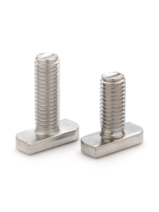 สลักเกลียวตัวทีสแตนเลส สลักเกลียวหัวค้อนแบบ T-Slot สลักเกลียวสำหรับร่องโปรไฟล์อะลูมิเนียม สลักเกลียวสำหรับงานหนัก อุปกรณ์ยึดสำหรับงานอุตสาหกรรม สกรูเกลียว - Product Image 4