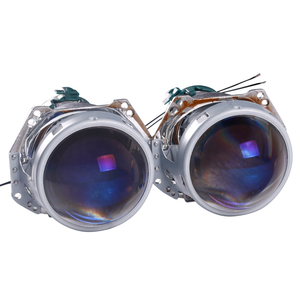 طقم محول عدسة زينون الأمامية مع صابورة 55 واط ومصباح HID, لمبات إضاءة زينون H1 H7 H11 D1 D2 ، قطع غيار السيارة ، 5500K ، لمبات ساطعة - Product Image 2