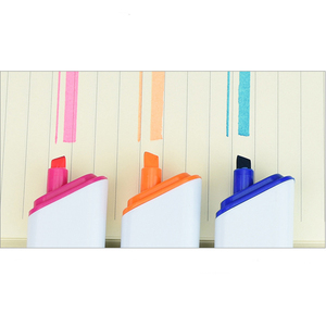 JH Bán Buôn 2 Màu Sắc Đôi Đầu Nhựa <span class=keywords><strong>Highlighter</strong></span> Bút Với Biểu Tượng Tùy Chỉnh - Product Image 4