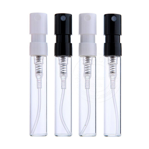 Mini Botellas de Perfume Vacías de Lujo al por Mayor, Marca <span class=keywords><strong>FRH</strong></span>, 1.5ml-2.5ml, de Vidrio Transparente con Pulverizador, para Cuidado de la Piel, Crema para Ojos, Reed - Product Image 1