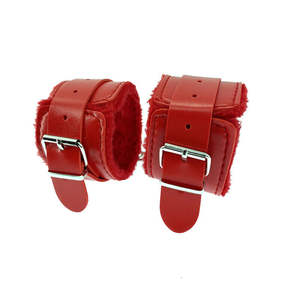 Подушка Камасутра, сексуальные аксессуары для БДСМ, кожаные наручники из ПУ, браслеты на запястья и лодыжки, фетиш-аксессуары с мягкой подкладкой - Product Image 3