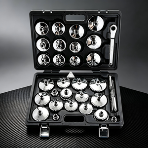 Jeu de clés à filtre de 31 pièces, robustes, chromées, pour usage en <span class=keywords><strong>garage</strong></span> - Product Image 1